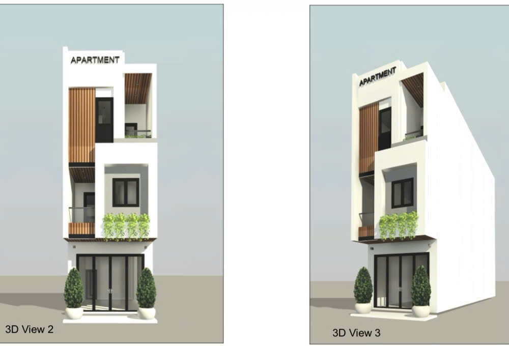 CHO THUÊ NHÀ 3 TẦNG 5 CĂN HỘ MT AN HẢI BẮC GẦN TRƯỜNG TIỂU LA