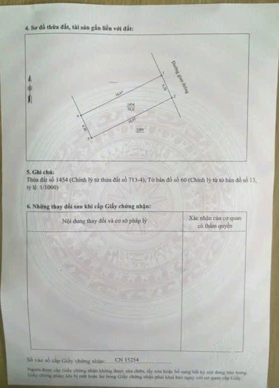 Bán nhà 75m² full thổ cư ngang 4,5m tại Khu Bảo Đà - Dữu Lâu Phường Việt Trì