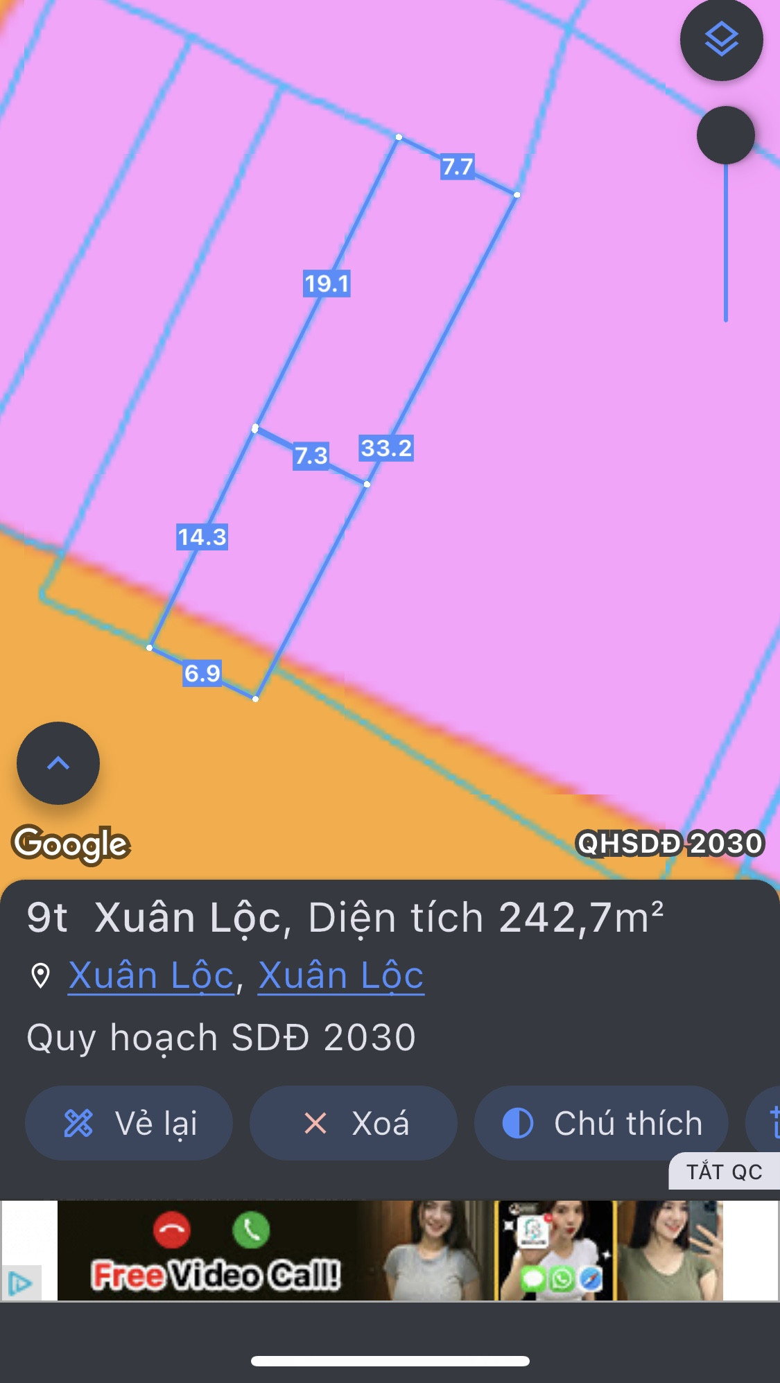 Chủ cần bán đất mặt tiền trần phú-phường xuân lộc-TP đồng nai