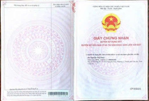 Bán đất khu cư xá Phường 3 TP. Tân An – Dân cư đông đúc – Đã có GPXD 2 lầu – Giá tốt