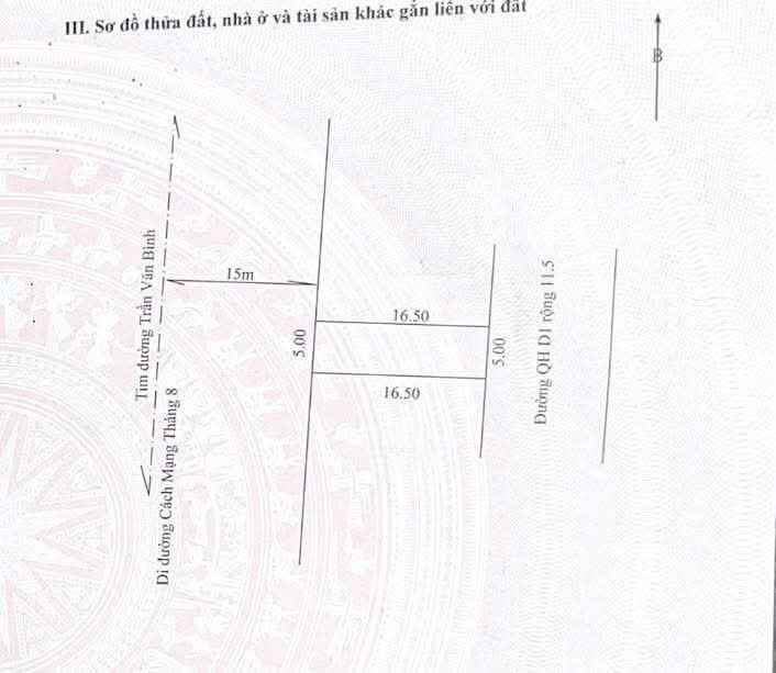 🌍 Lên e đất Mặt tiền Trần Văn Bình -2mt trước sau