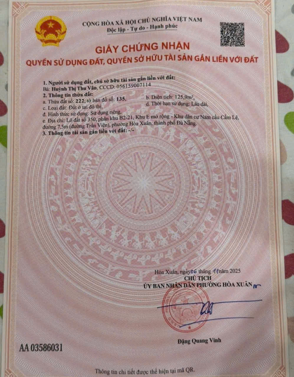 📌📌📌LÀM VIỆC TRỰC TIẾP GIÁ TỐT !!! Bán đất Trần Viện, Hòa Xuân