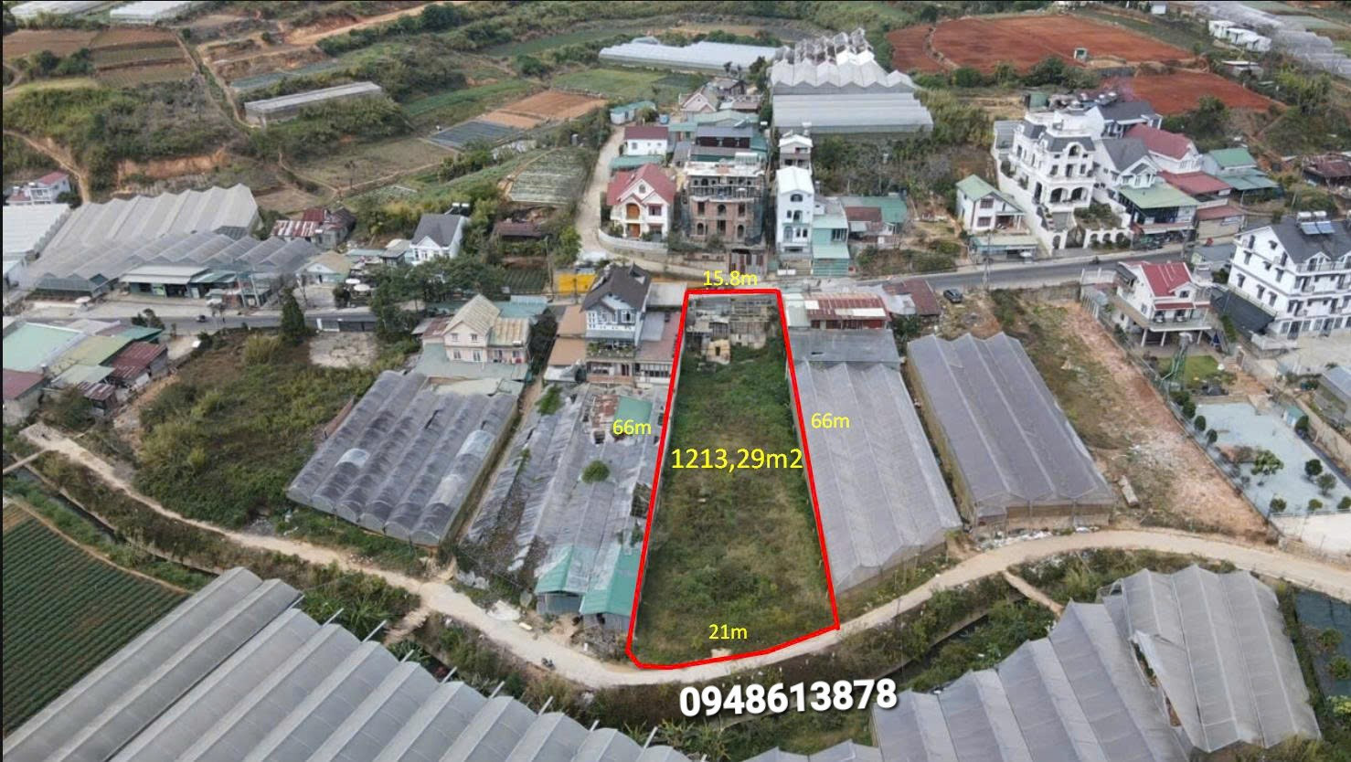 Bán lô đất Triệu Việt Vương Đà Lạt 🔥1213m- SRXD- ngay trung tâm tp
