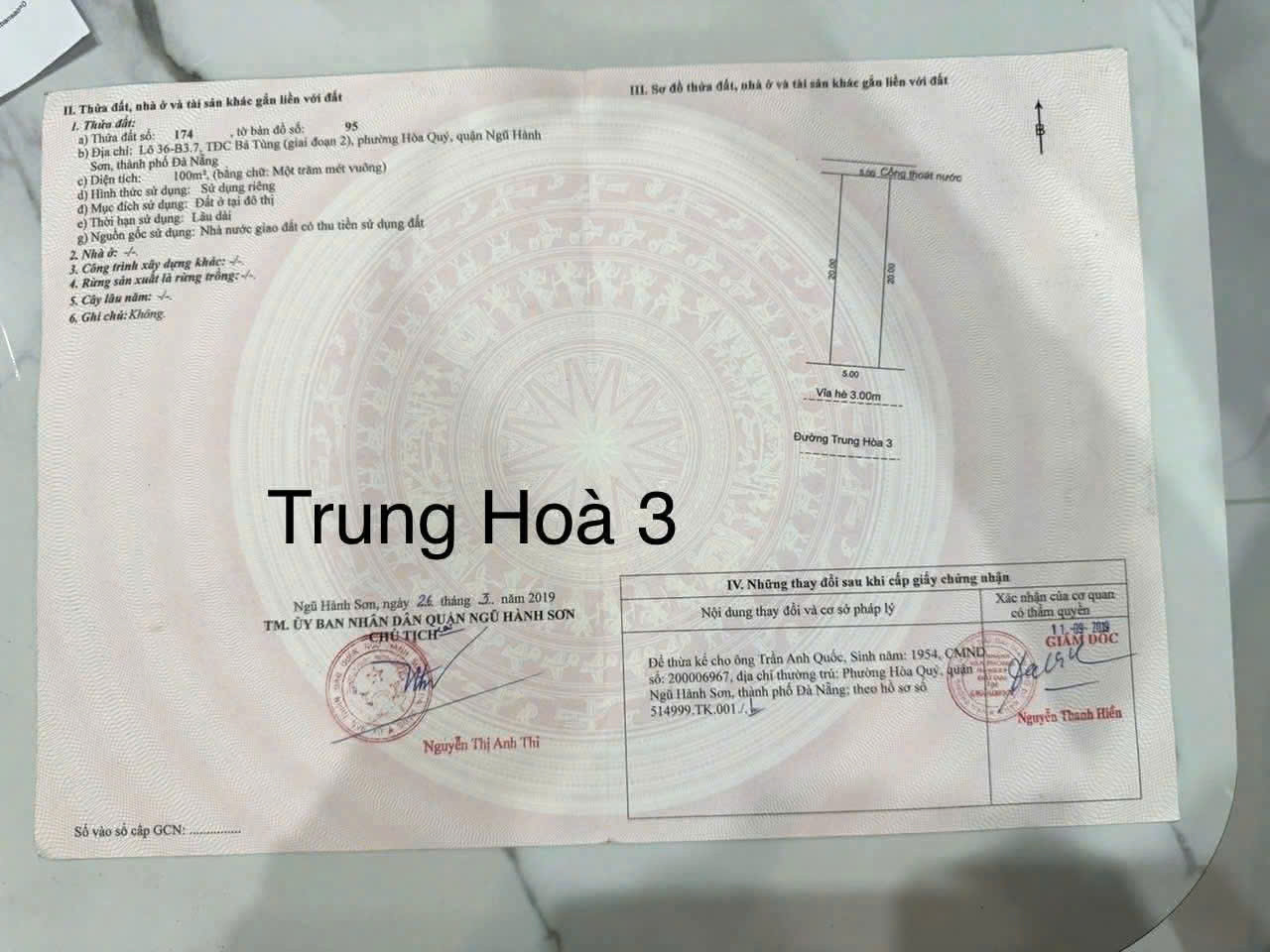 📌📌📌LÀM VIỆC TRỰC TIẾP GIÁ TỐT !!! Bán đất Trung Hòa, Hòa Quý