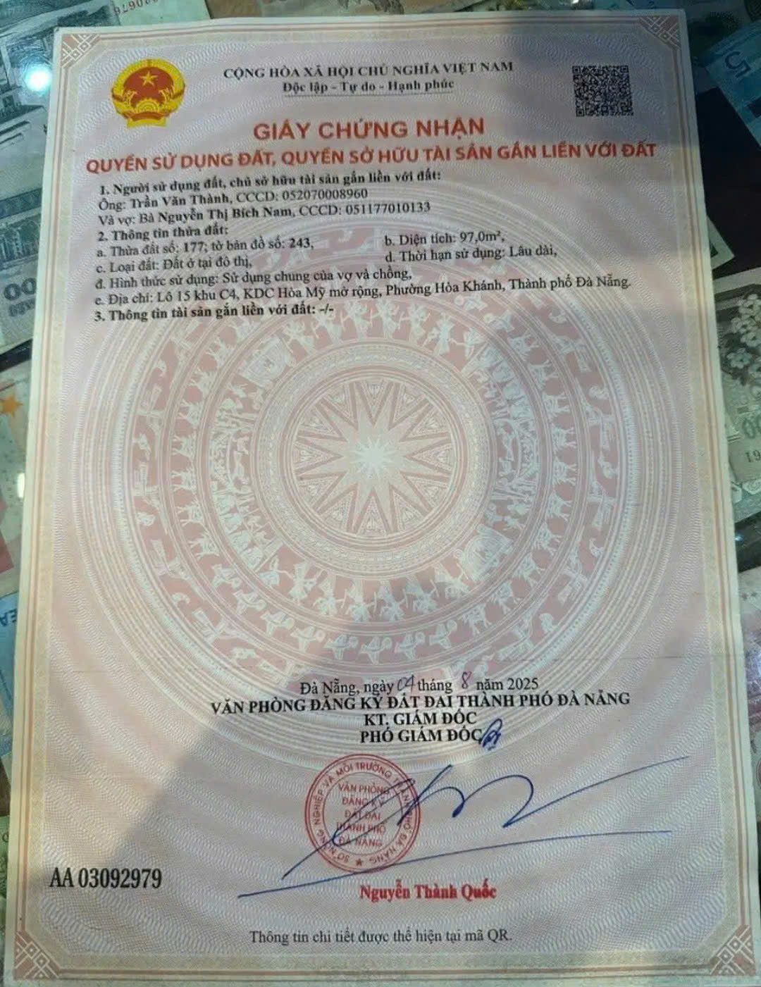 Đất Hòa Mỹ 8 giảm sâu 📌📌📌LÀM VIỆC TRỰC TIẾP GIÁ TỐT !!!