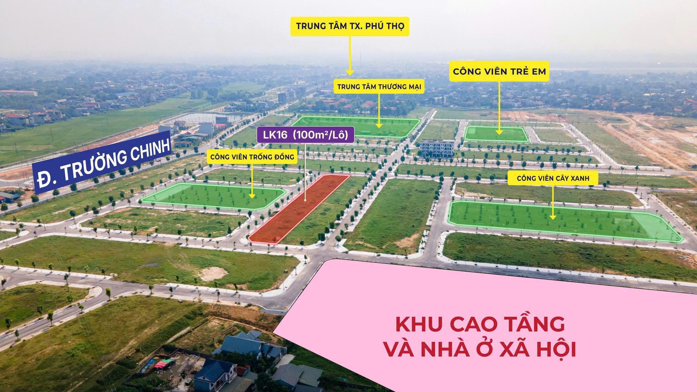 LK16 ĐẤT VIỆT GREEN PARK CHÍNH THỨC RA HÀNG – VIEW CÔNG VIÊN TRỐNG ĐỒNG, SỔ HỒNG TRAO TAY