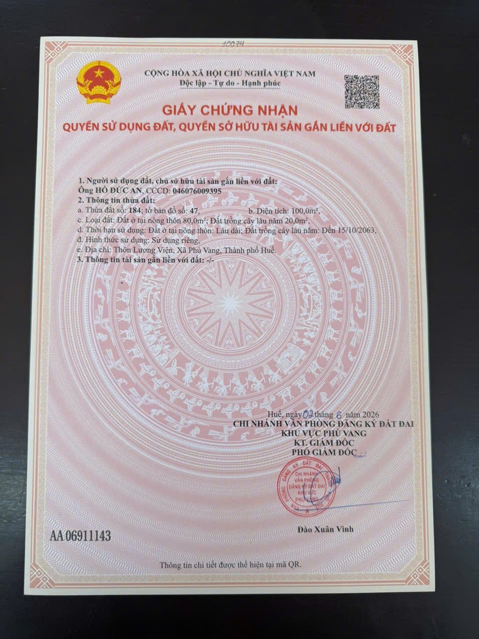 🔥 GIÁ TỐT - LÔ ĐẤT VUÔNG ĐẸP 100M2 MÀ GIÁ CHỈ 350 TRIỆU 🔥