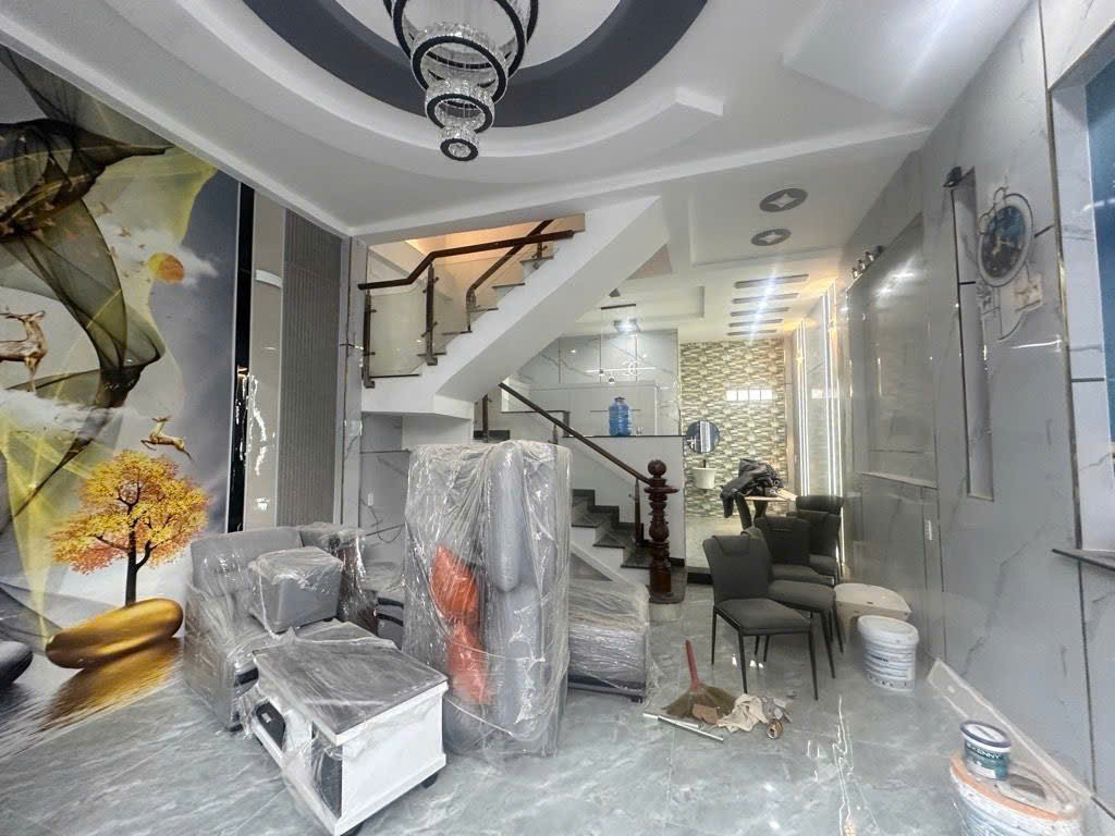 Bán Gấp Nhà Phố 4 Tầng 60M2(5x12) Xe Hơi Chạy Thẳng  Ra Trương Thị Hoa P.Tân Thới Hiệp Q12