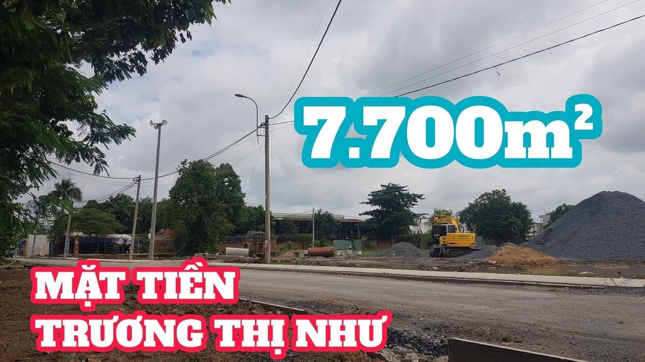 💥 ĐẤTLỚN.COM chuyên đất nhà kho xưởng Hóc Môn: MẶT TIỀN TRƯƠNG THỊ NHƯ 7.700M² QH DÂN CƯ LÀM KHO XƯỞNG