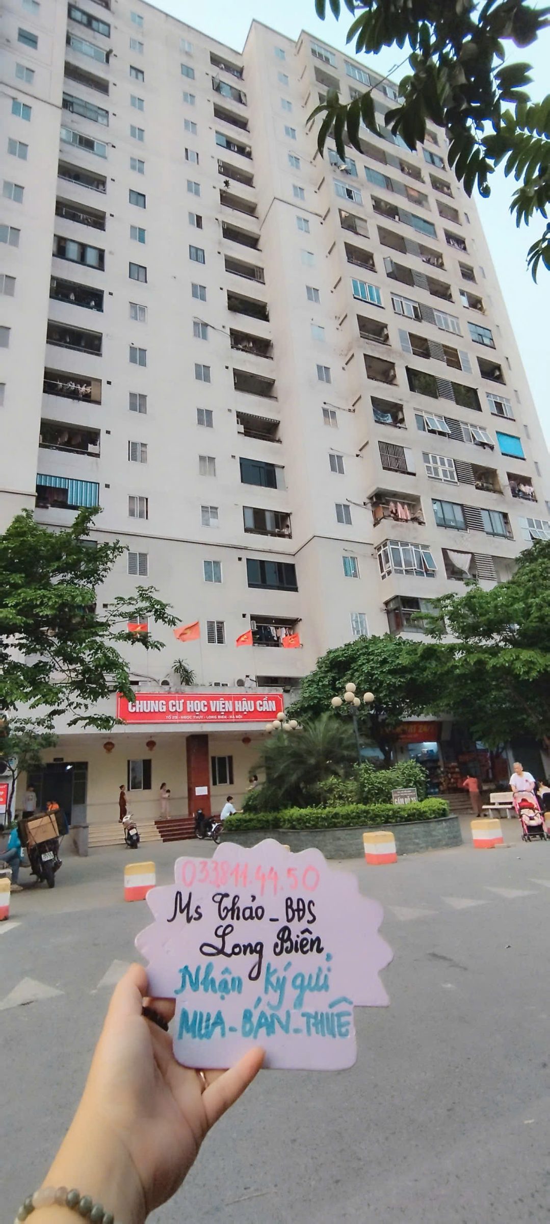 Bán căn hộ Chung cư học viện Hậu Cần -84m²|2PN+ |2VS.