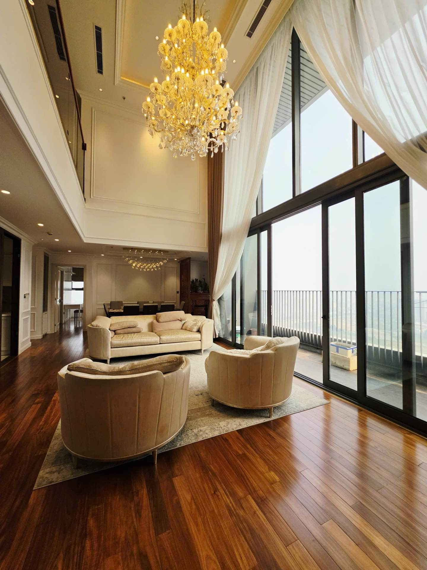 🌏 PENTHOUSE HAN JARDIN NGUYỄN VĂN HUYÊN 260M² – CĂN GÓC VIEW HỒ TÂY – DUPLEX 2 TẦNG – GIÁ 64.9 TỶ.