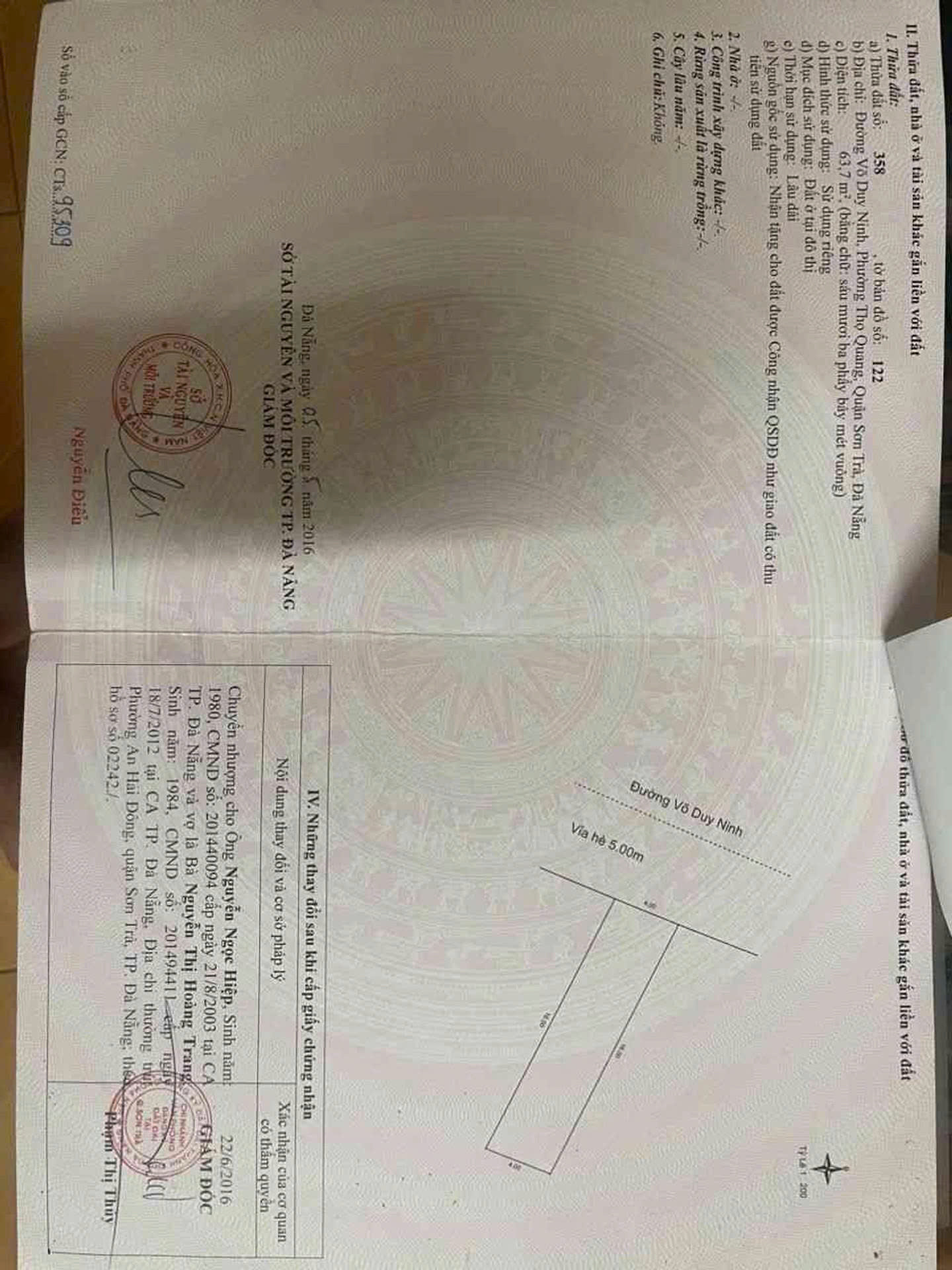 BÁN ĐẤT VÒ DUY NINH MÂN THÁI SƠN TRÀ ĐÀ NẴNG 📌📌📌LÀM VIỆC TRỰC TIẾP GIÁ TỐT !!!