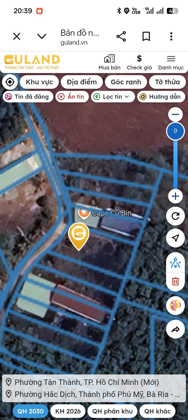 Chính chủ Cần bán lô đất ở . Vì CV ở xã nên ko có nhu cầu ở cần sang nhượng lại . Hiện tại đường đổ đá phí trước , phía sau có đường chờ lô bàn cờ