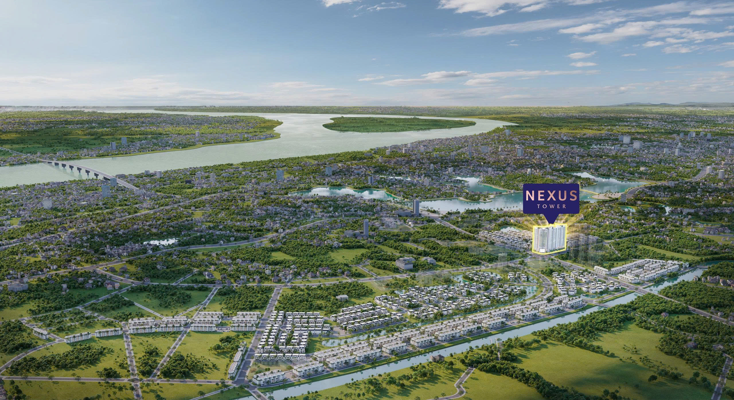 NẰM GIỮA 5 ĐẠI PHÂN KHU PHÁT TRIỂN – NEXUS TOWER ĐÓN ĐẦU TRUNG TÂM HÀNH CHÍNH MỚI PHÚ THỌ