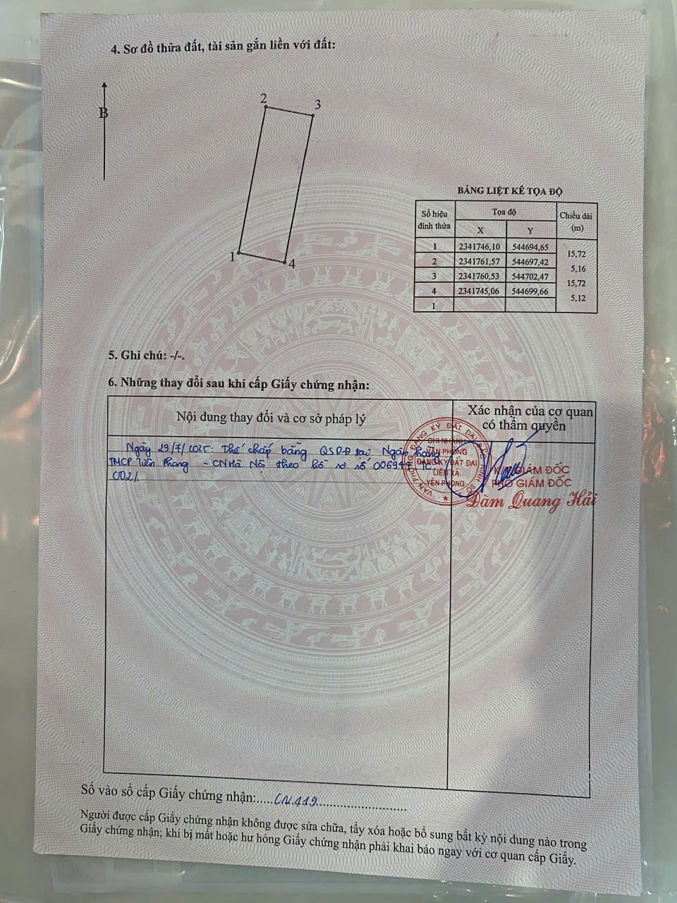 Bán đất 80m² ngang 5m giá 1.55 tỷ Xã Văn Môn