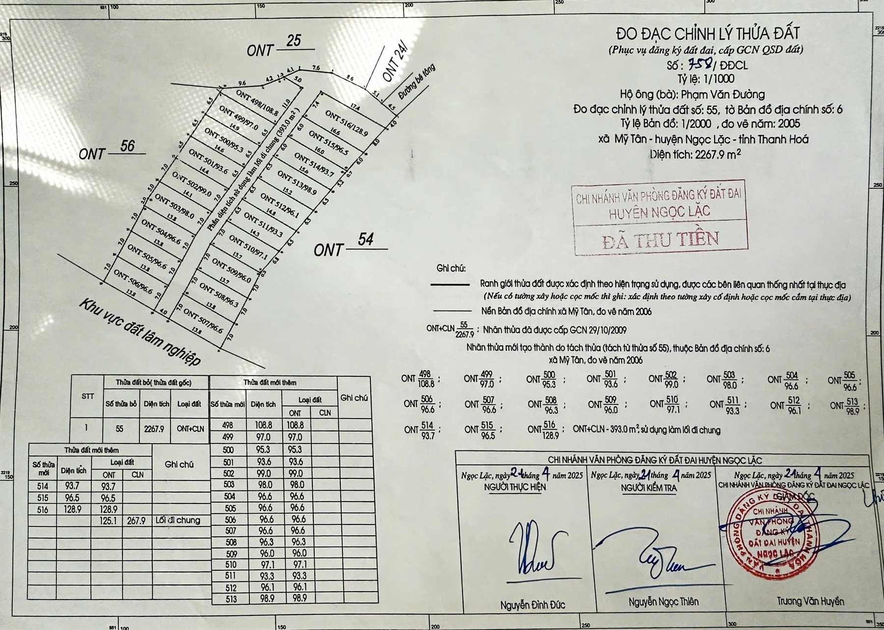 Chỉ hơn 200 triệu đã có ngay 1 lô đất sổ hồng hơn 100m2 tại Ngọc Lặc Thanh Hóa