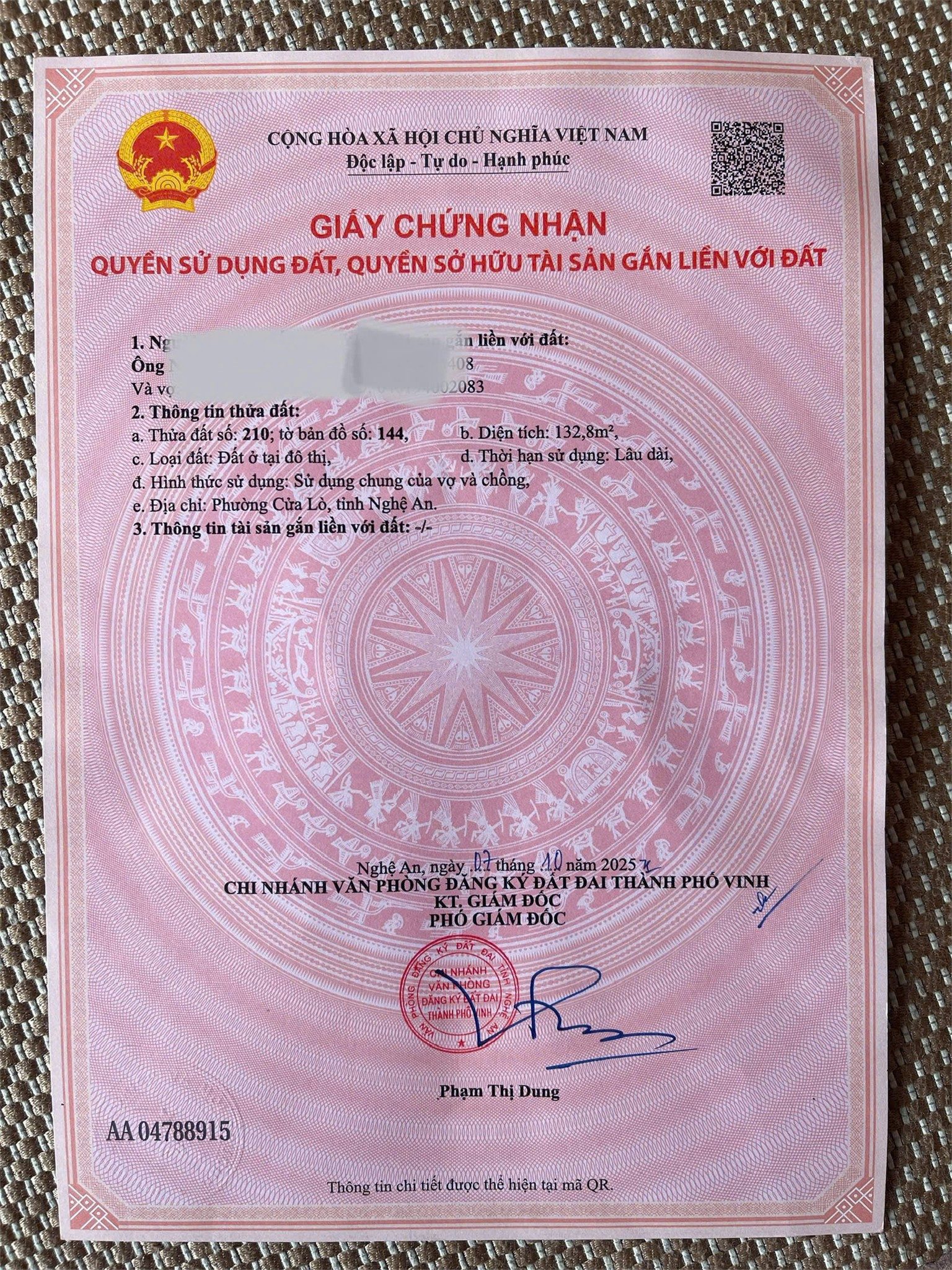 ĐẤT ĐẸP GIÁ TỐT – CẦN BÁN LÔ ĐẤT CỬA LÒ GẦN VINPEARL – Nghi Hải, Cửa Lò, Nghệ An