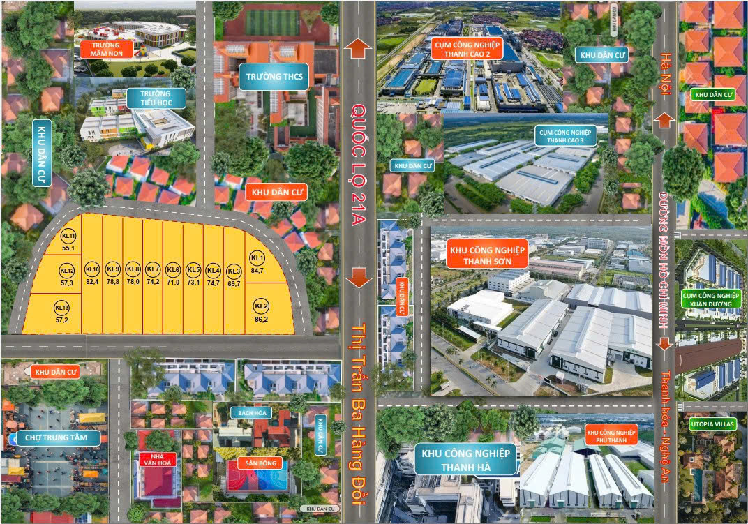 🏗 ĐẦU TƯ ĐẤT NỀN GẦN KCN THANH SƠN, LƯƠNG SƠN, TP HÒA BÌNH – GIÁ 3XX TRIỆU/NỀN (full thổ cư, sổ đỏ riêng, xây dựng tự do)