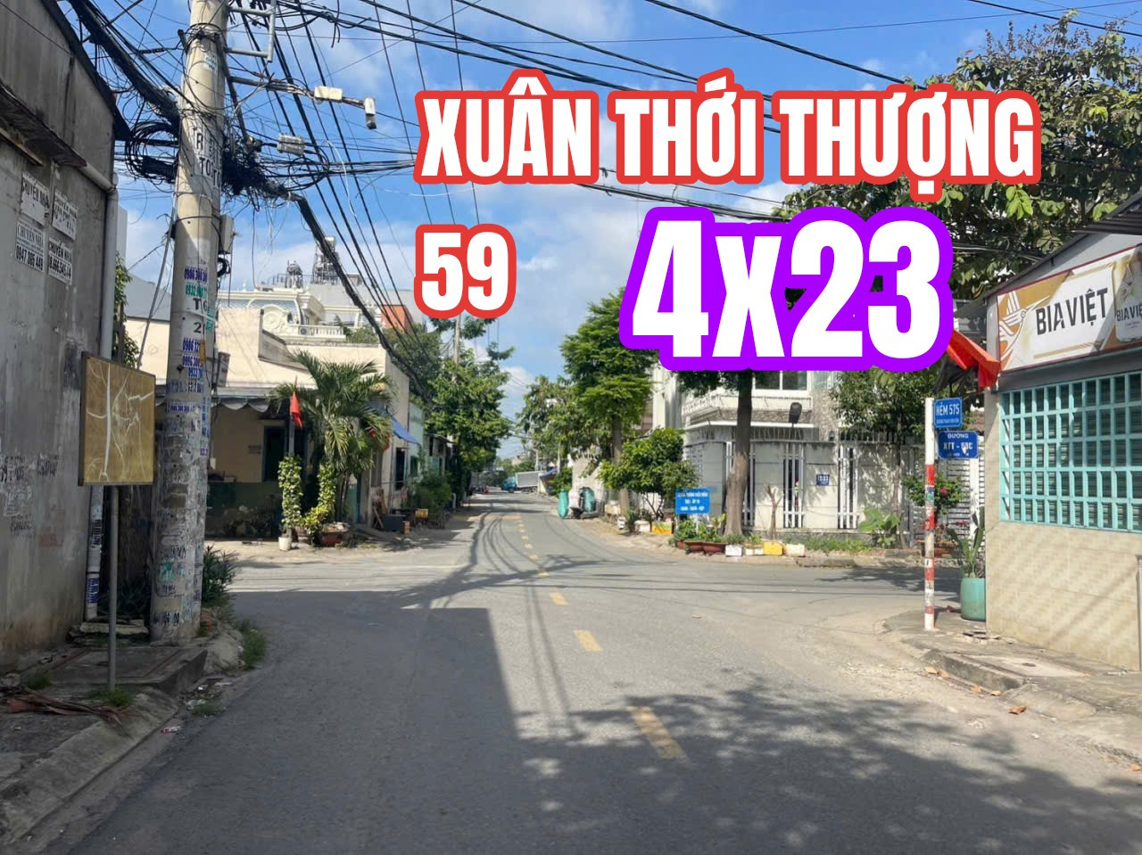 🟥Bán đất 92m² có sẵn 90m² thổ cư ngang 4m giá 3.95 tỷ tại Đường Xuân Thới Thượng 58 Xã Bà Điểm