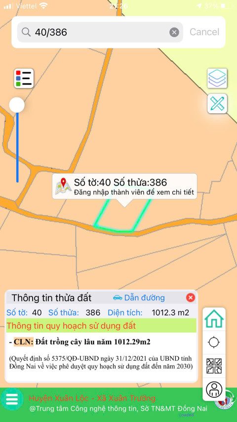 CƠ HỘI ĐẦU TƯ LÔ ĐẤT 1000M2 TẠI XÃ XUÂN TRƯỜNG, HUYỆN XUÂN LỘC, ĐỒNG NAI – GIÁ CẢ THOẢ THUẬN!