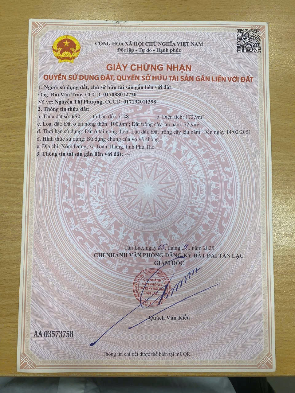 ĐẤT ĐẸP - GIÁ SIÊU RẺ - CHỈ 195TR/ LÔ - Cần Bán Nhanh Lô Đất Vị Trí Đắc Địa Tại Hòa Bình cũ