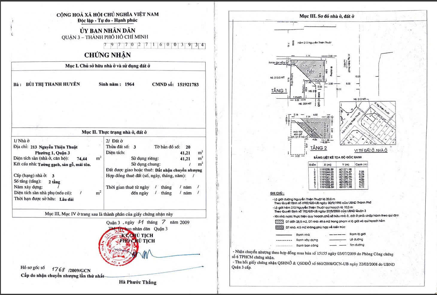 Bán nhà Nguyễn Thiện Thuật, Phường 1, Quận 3 – Giá 22,9 tỷ