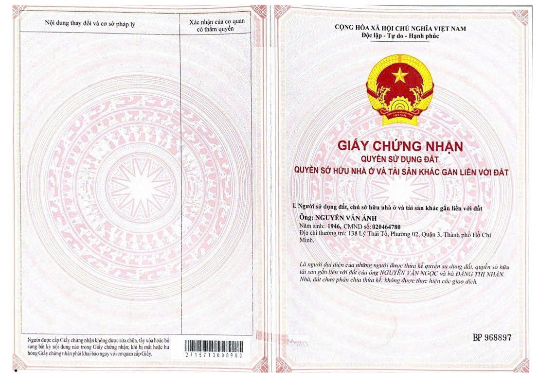 Chính Chủ Bán Nhà Mặt tiền 138 Lý Thái Tổ – Giá 26,5 tỷ