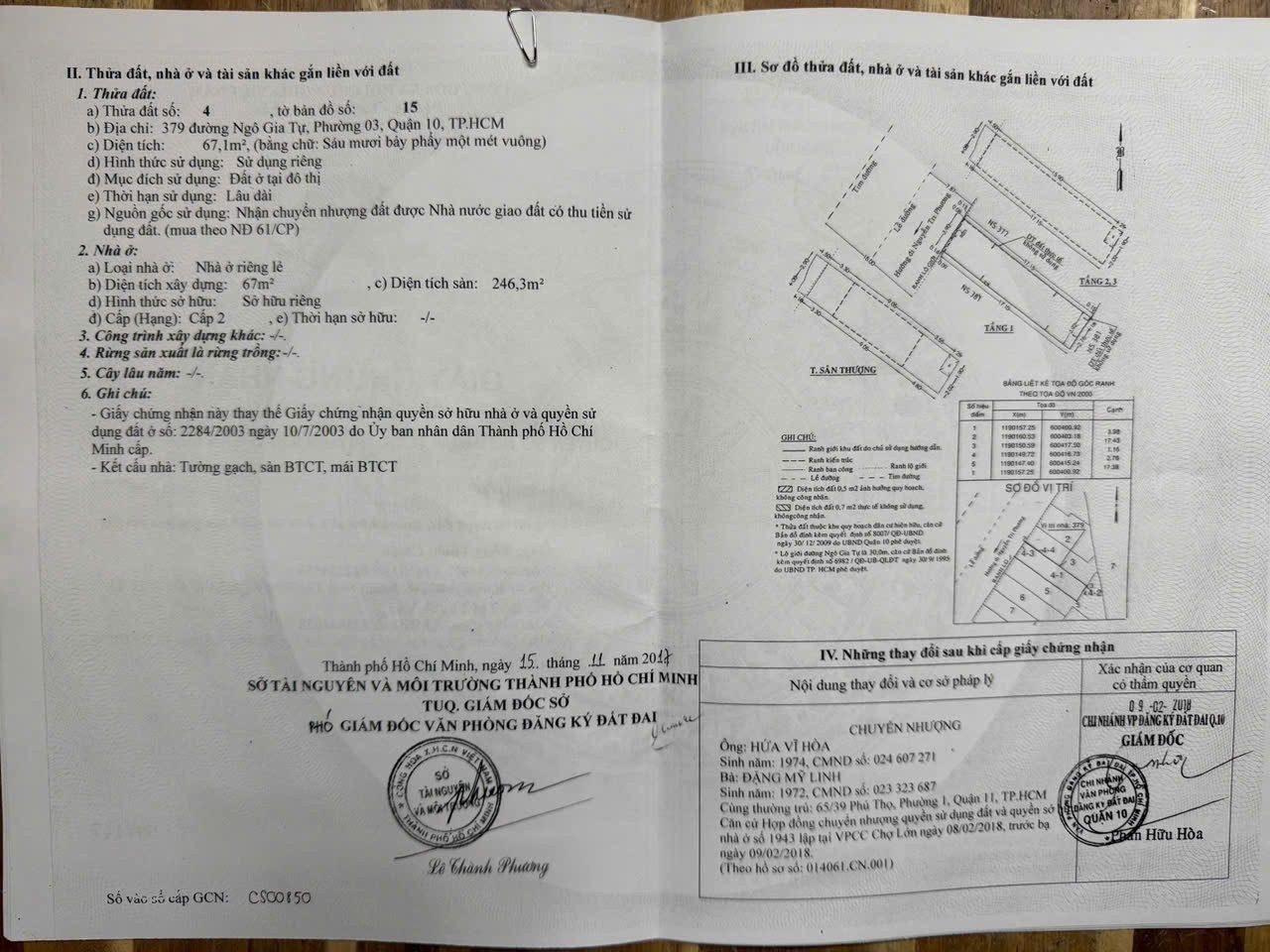 Cần Bán Nhà Mặt tiền 379 Ngô Gia Tự – Giá 36 tỷ