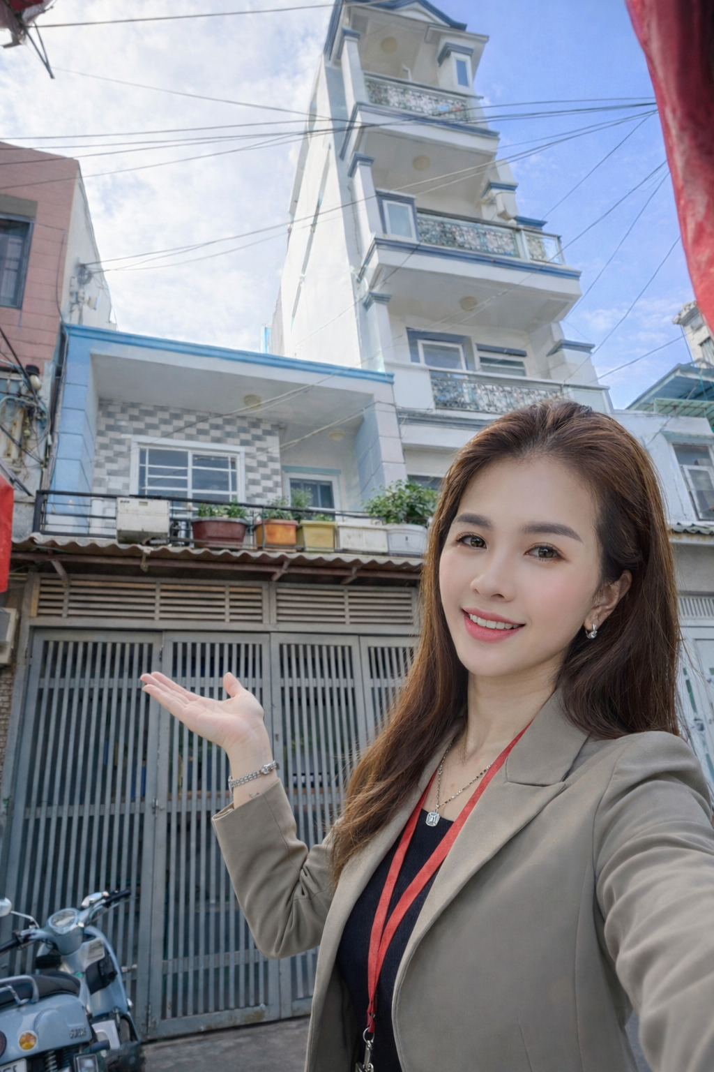Diện tích: 62m² (3.6 x 19m)
	•	Kết cấu: 1 trệt 1 lầu + sân thượng
	•	Gồm: 3 phòng ngủ – 2 nhà vệ sinh

Ưu điểm nổi bật:
	•	Hẻm xe hơi tránh nhau, thông thoáng
	•	Chỉ 30m ra mặt tiền Âu Dương Lân
	•	Phù hợp mở shop, văn phòng, kinh doanh nhỏ
	•	Gần