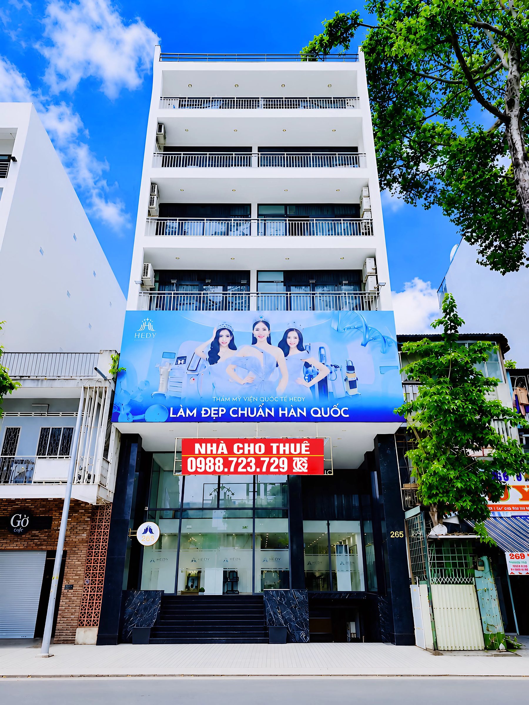 ❇️❇️ Cho Thuê Toà Nhà Mặt Tiền: 265-267 Trần Bình Trọng - Quận 5 - 10x20m, hầm, 8 tầng