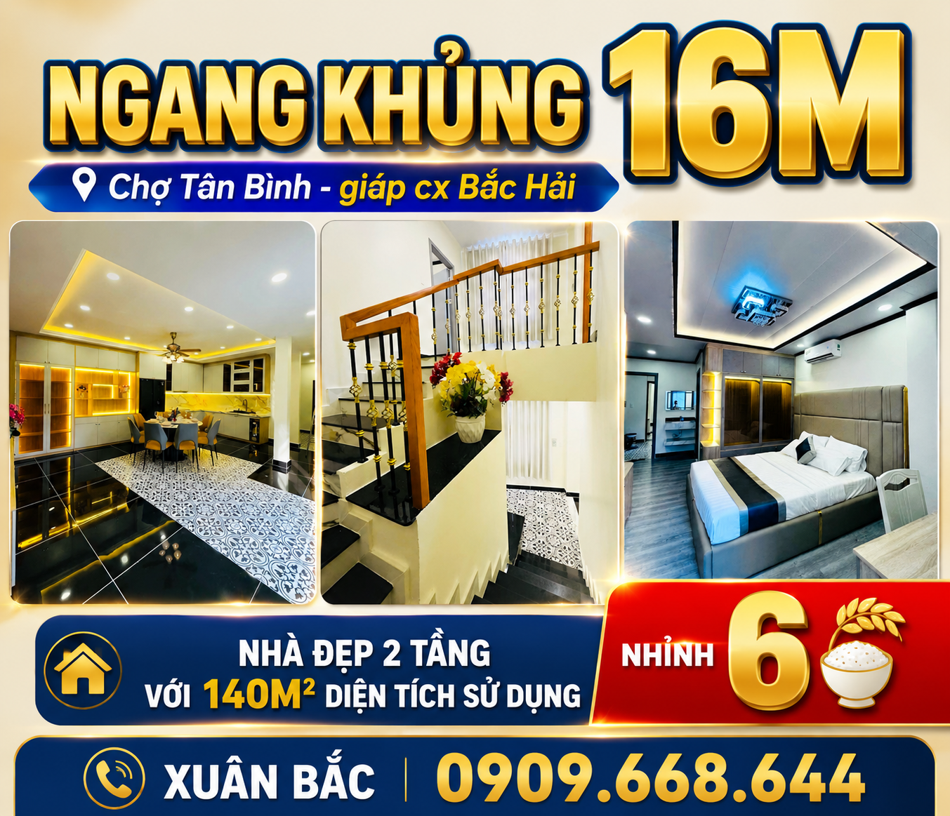 CHỢ TÂN BÌNH NHÀ MỚI ĐẸP DIEN TÍCH SỬ DỤNG 140M VUÔNG VỚI 3PN CÓ PHÒNG DƯỚI TRỆT