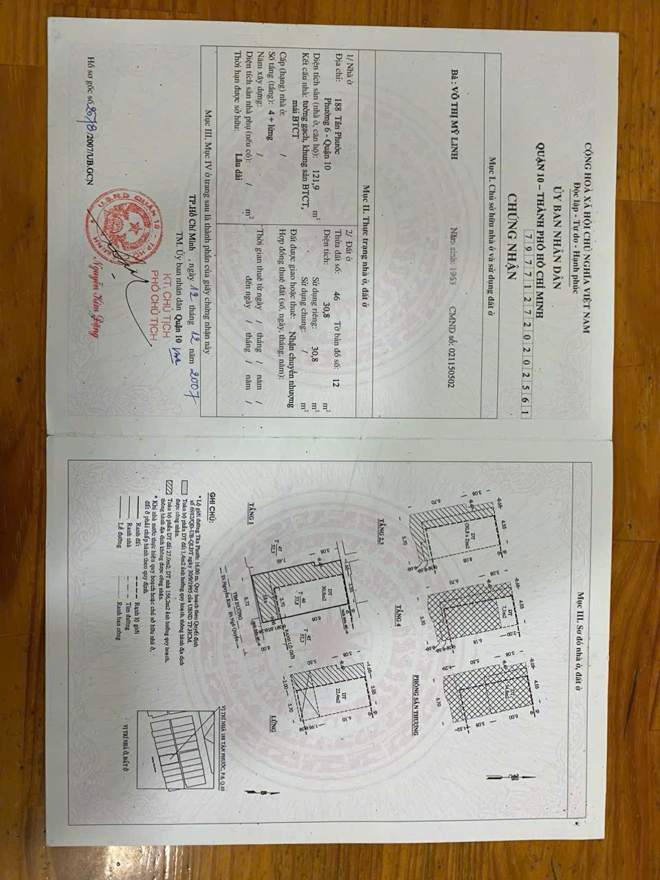 Bán Nhà Mặt tiền 188 Tân Phước – Giá 17 tỷ.