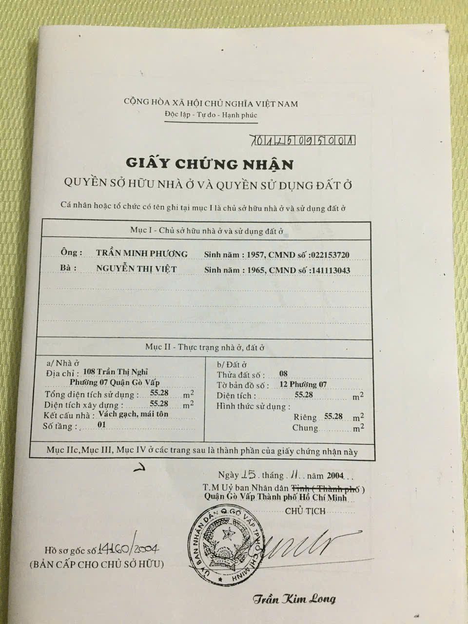 Chính Chủ Bán Nhà Mặt tiền 118-120 Trần Thị Nghỉ – Giá 40 tỷ