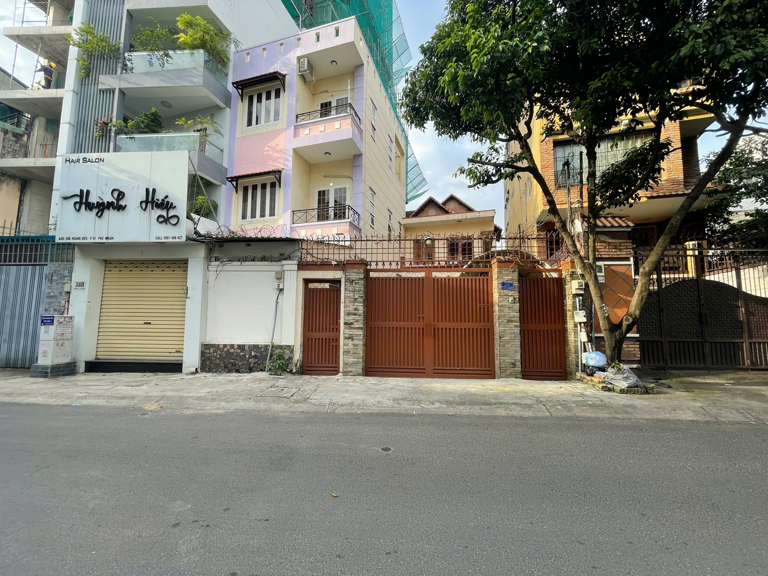 130 triệu! Cho thuê Mặt Tiền Hoàng Diệu, Phú Nhuận - 11,5x33m nở hậu 12,9m - 3 Tầng