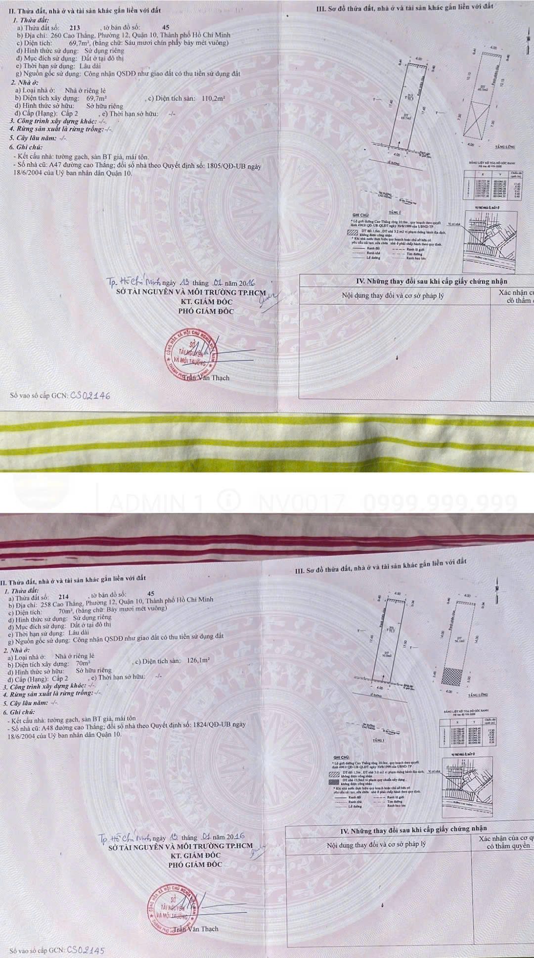 Bán Nhà Mặt Tiền 258-260 Cao Thắng, Phường 12, Quận 10