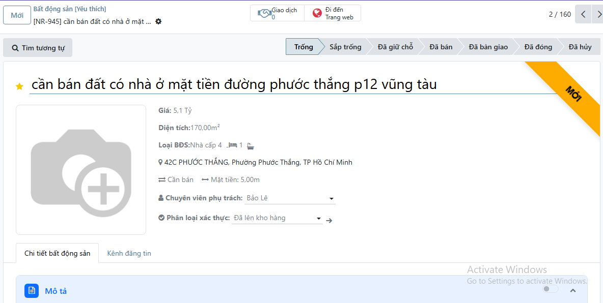 🔥 BÁN ĐẤT TẶNG NHÀ & DÃY TRỌ MẶT TIỀN ĐƯỜNG PHƯỚC THẮNG, P12, VŨNG TÀU – NGAY CHỢ PHƯỚC THẮNG – SẴN DÒNG TIỀN ỔN ĐỊNH