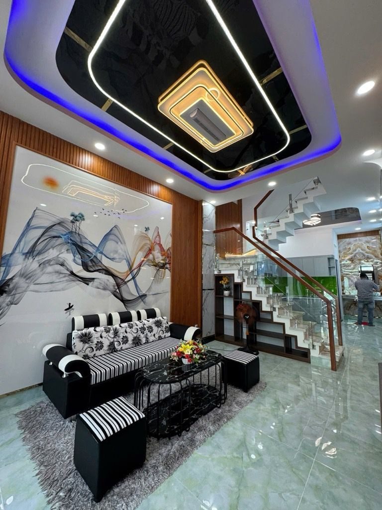 NHÀ MỚI ĐẸP 2 TẦNG, 47M2, GẦN CẦU CHÀ VÀ, KẾ CHUNG CƯ AQUA BÌNH ĐÔNG, SHR, CHỈ NHỈNH 4T