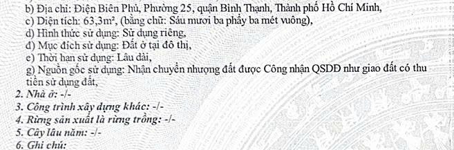 Đất vàng 1 xẹc Điện Biên Phủ, Cách Hàng Xanh chỉ 100m, full thổ cư