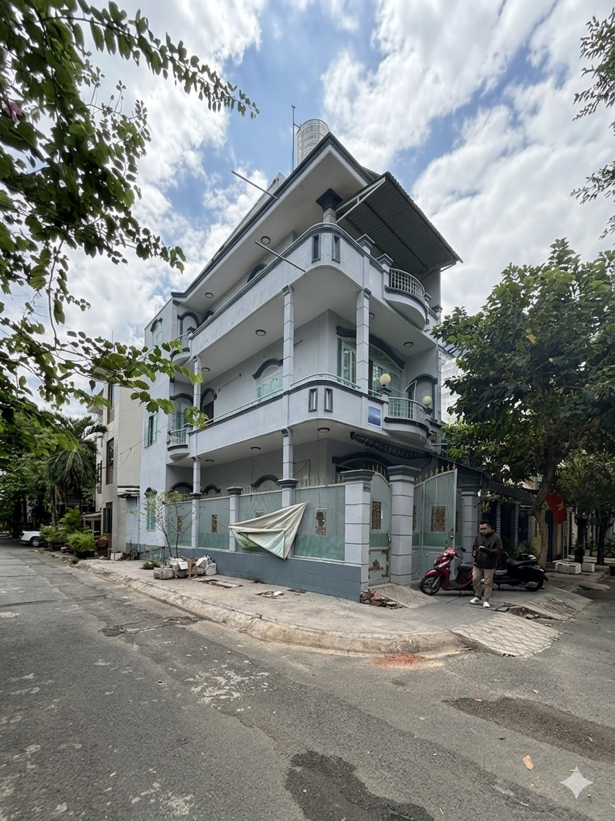 Căn Góc 2 Mặt tiền, Dương Quảng Hàm. Dường 10m, có Vỉa Hè