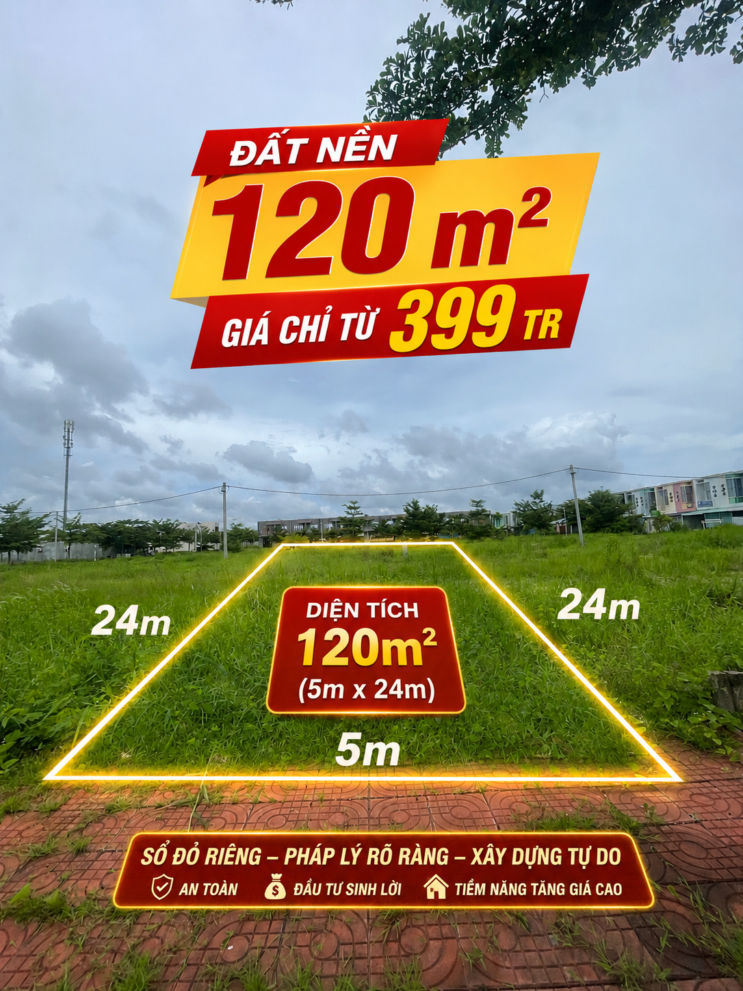 🔥399TR - ĐẤT NỀN GIÁ CỰC ƯU ĐÃI🔥