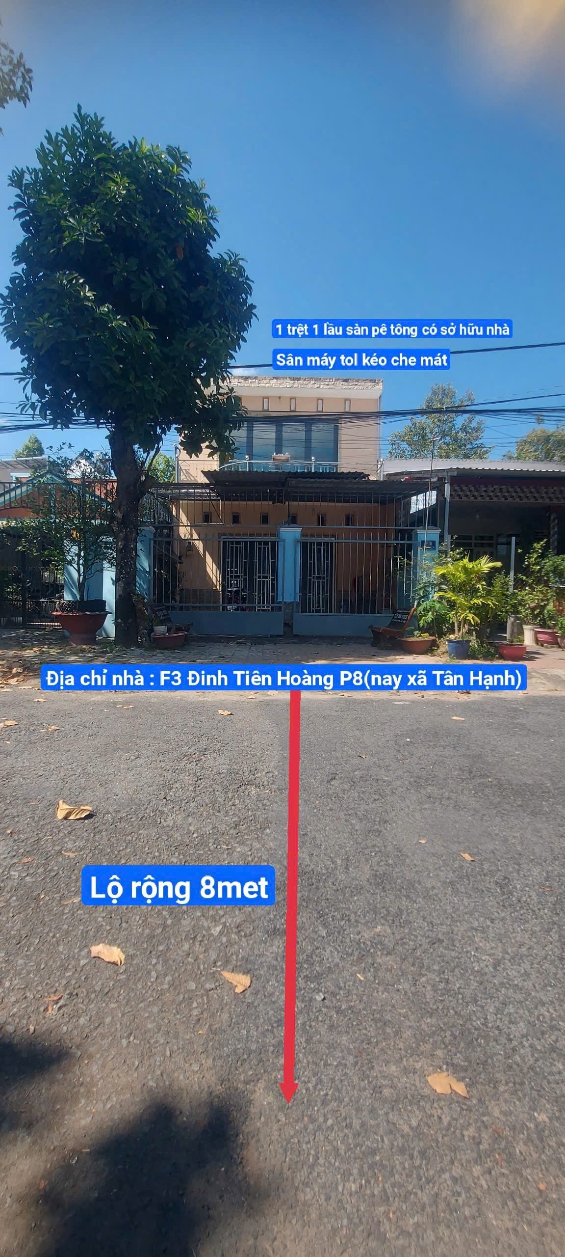 Bán nhà riêng tại F3 đinh tiên hoàng, phường 8, vĩnh long, 2,3 tỷ, 125,9 m2