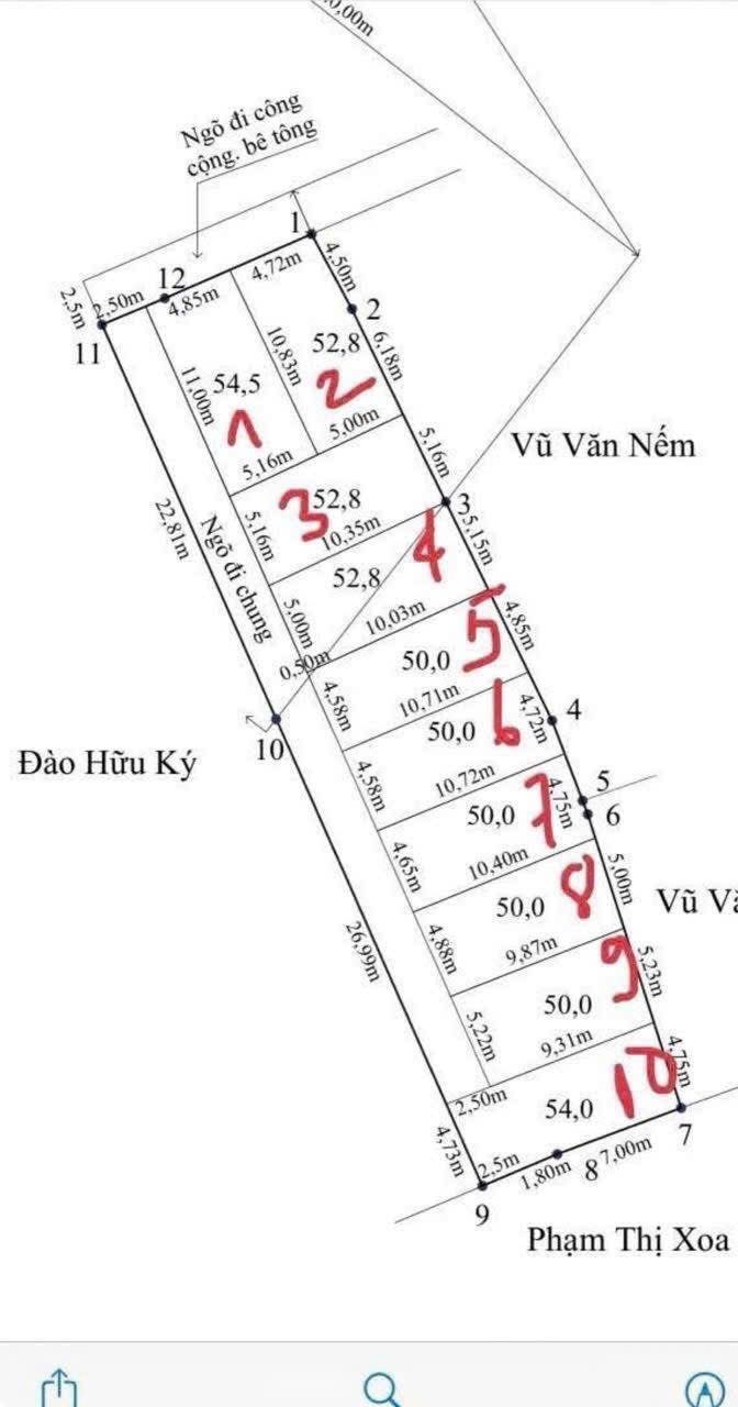04/2026.Bán đất 50m² full thổ cư ngang 5,22m giá 1.45 tỷ tại Phường An Hải. Đồng Thái. liên hệ 0362558882