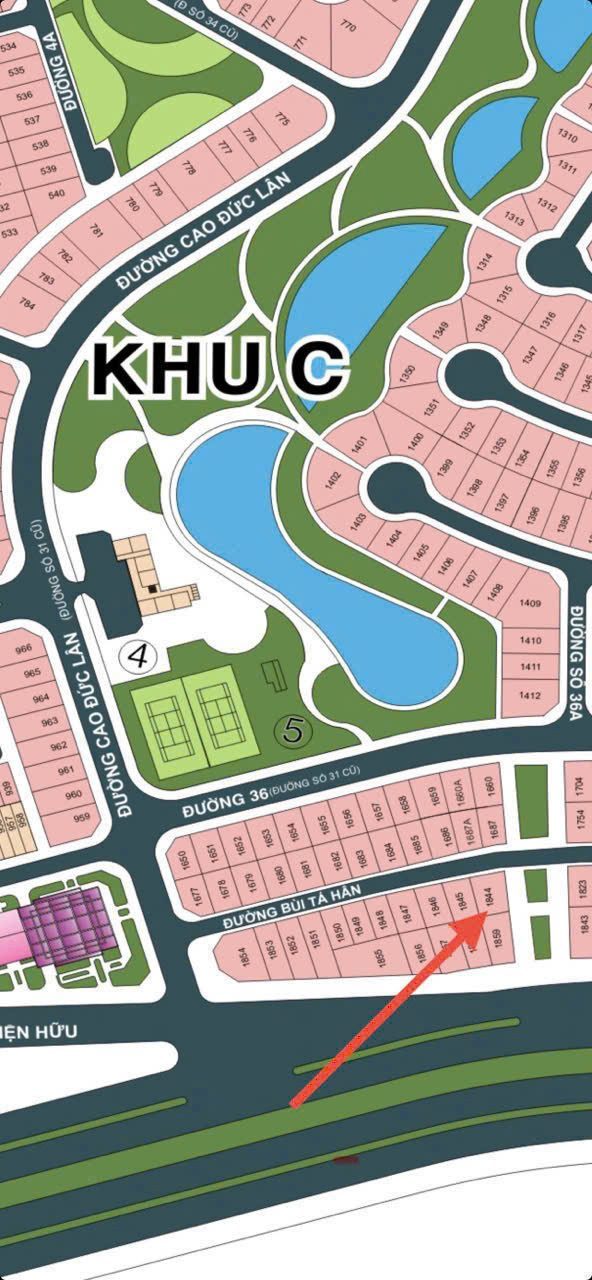 Bán đất 177m² full thổ cư ngang 10m giá 31.8 tỷ tại Phường An Khánh