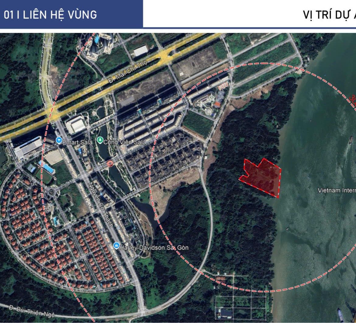 MẶT TIỀN SÔNG SÀI GÒN  24300m² giá 2650 tỷ tại Phường An Khánh TP. Hồ Chí Minh