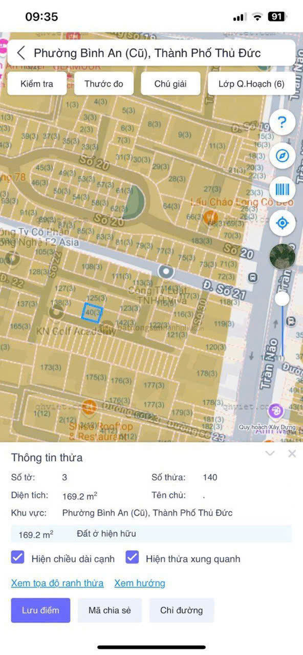 BDS 🔴 HVL BÁN NỀN BIỆT THỰ ĐƯƠNG 22 TRẦN NÃO Q2