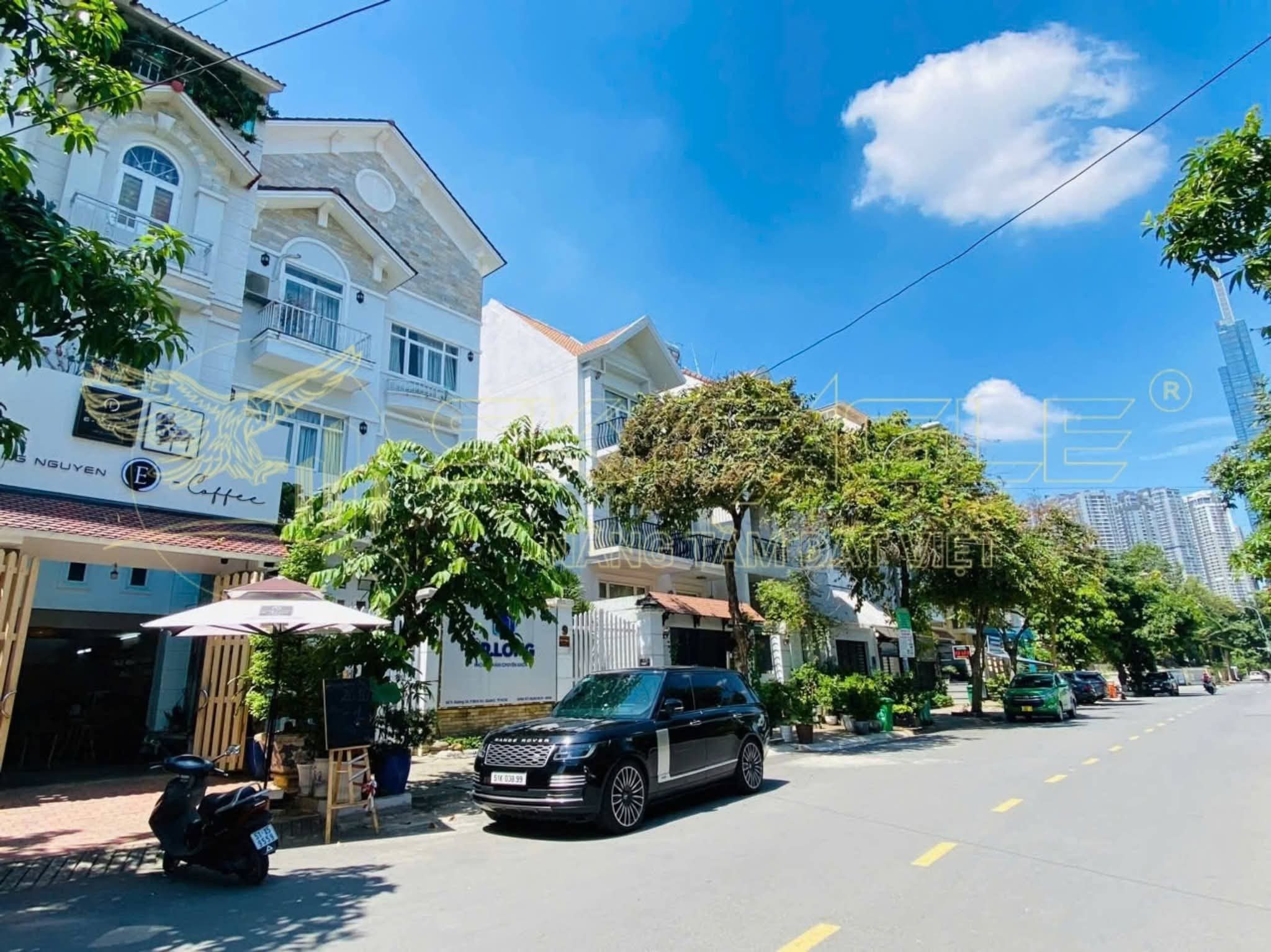 Cho thuê toà nhà Trần Não (600m2)P. An Khánh có thang máy, thiết kế hiện đại thích hợp kinh doanh