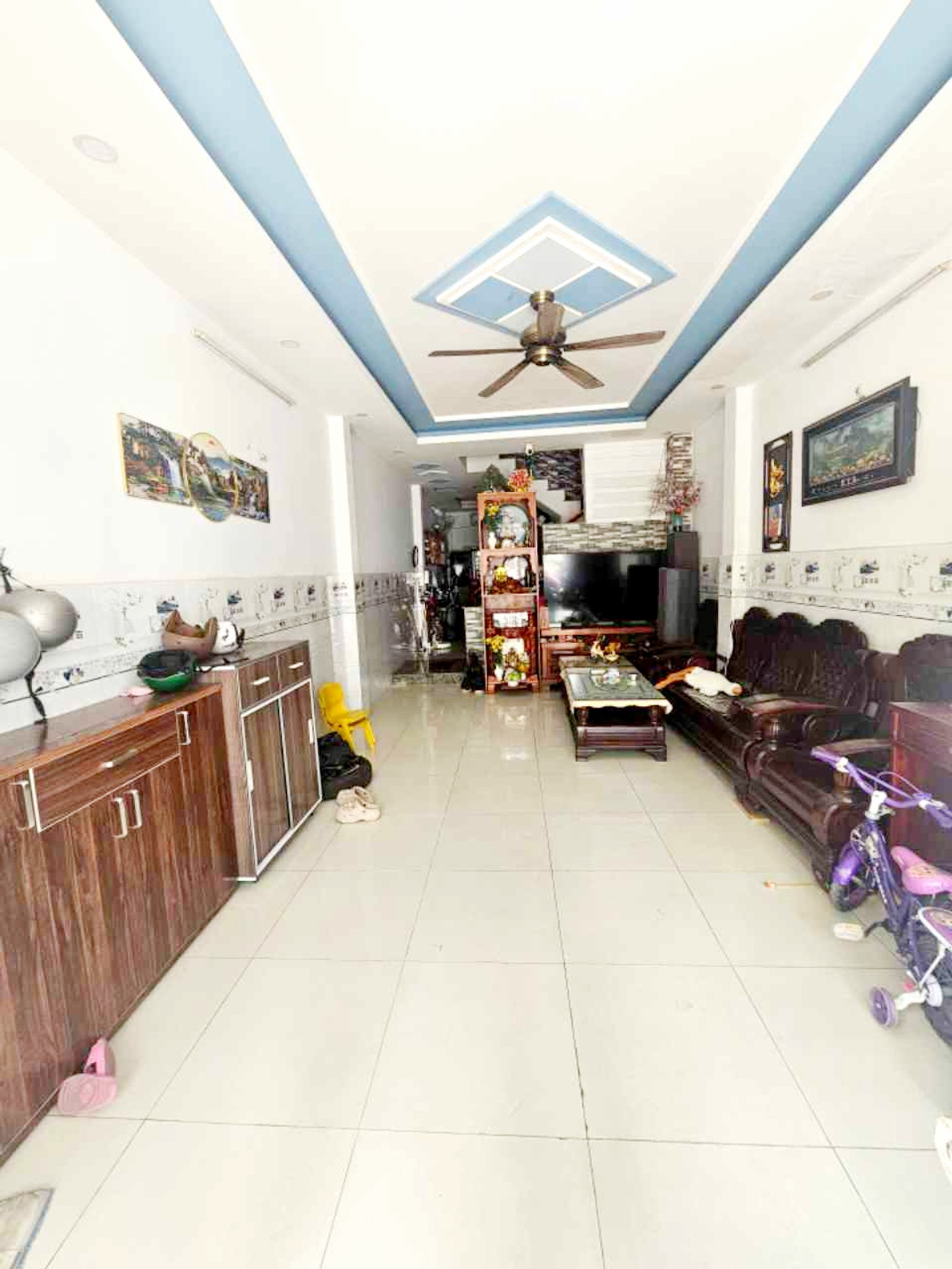(N_AL13) Bán nhà giáp Kinh Dương Vương 56m2 3 tầng chỉ hơn 5 tỷ, hẻm rộng thoáng