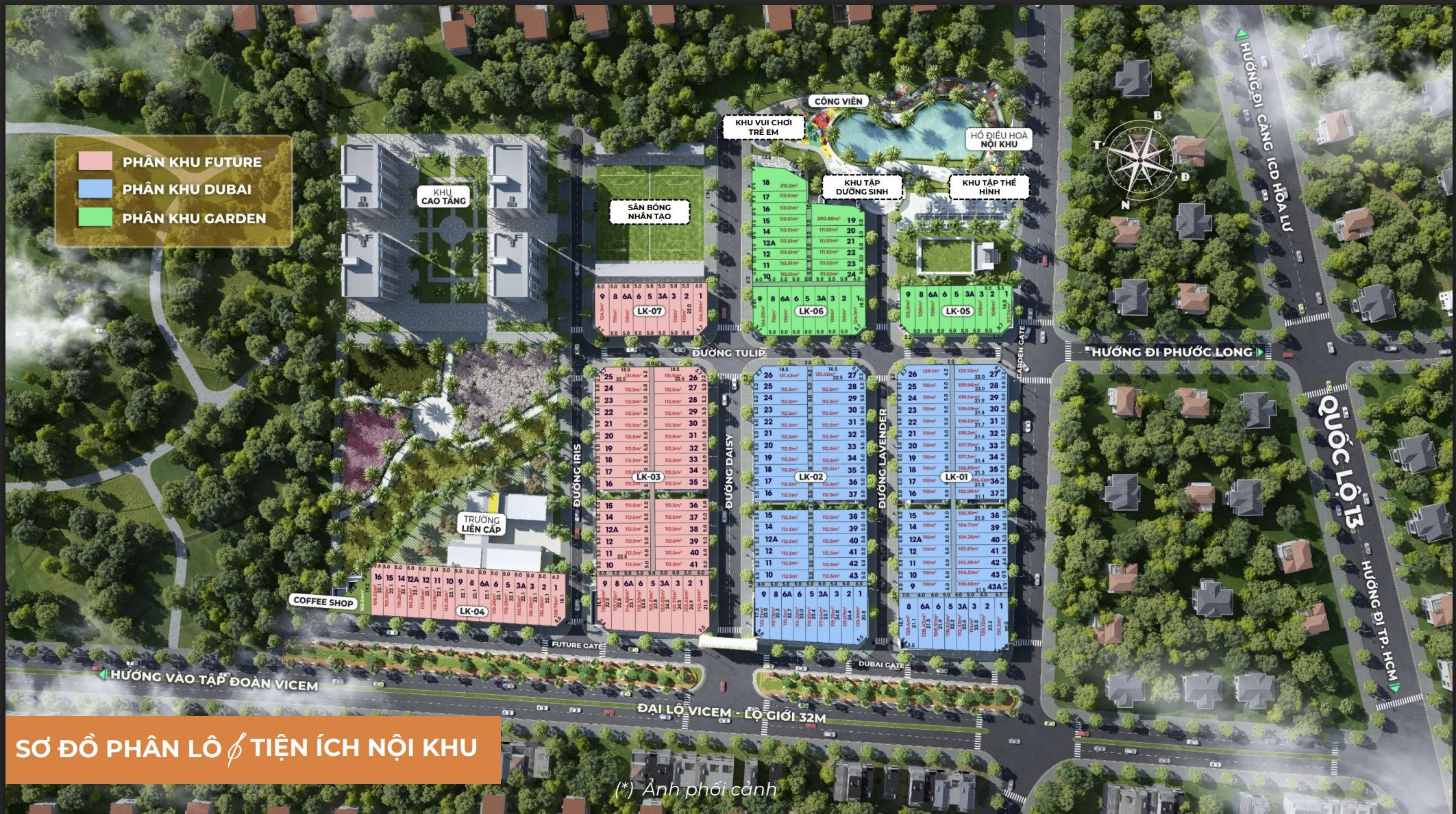 Bán đất 110m² ngang 6m giá 1.98 tỷ Phường An Lộc