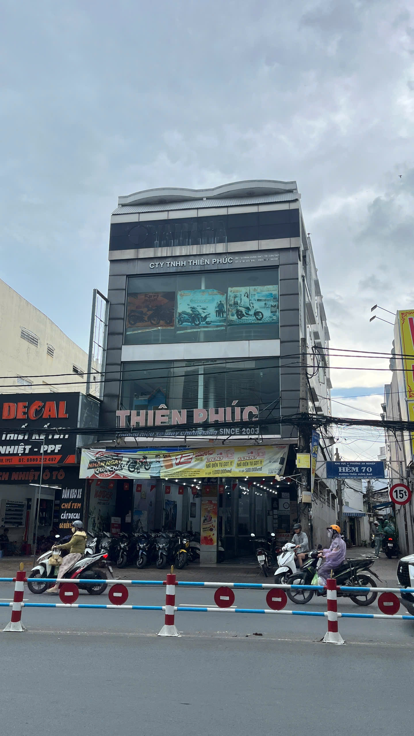 CHO THUÊ MẶT BẰNG GÓC 2 MẶT TIỀN TRẦN HƯNG ĐẠO - NINH KIỀU - TP. CẦN THƠ