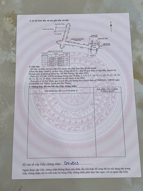 Bán đất 50.3m² ngang 4,3m giá 860 triệu Phường An Phong. liên hệ 0362558882